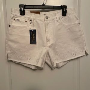 NWT Polo Ralph Lauren Women The Sophia Cut Shorts
